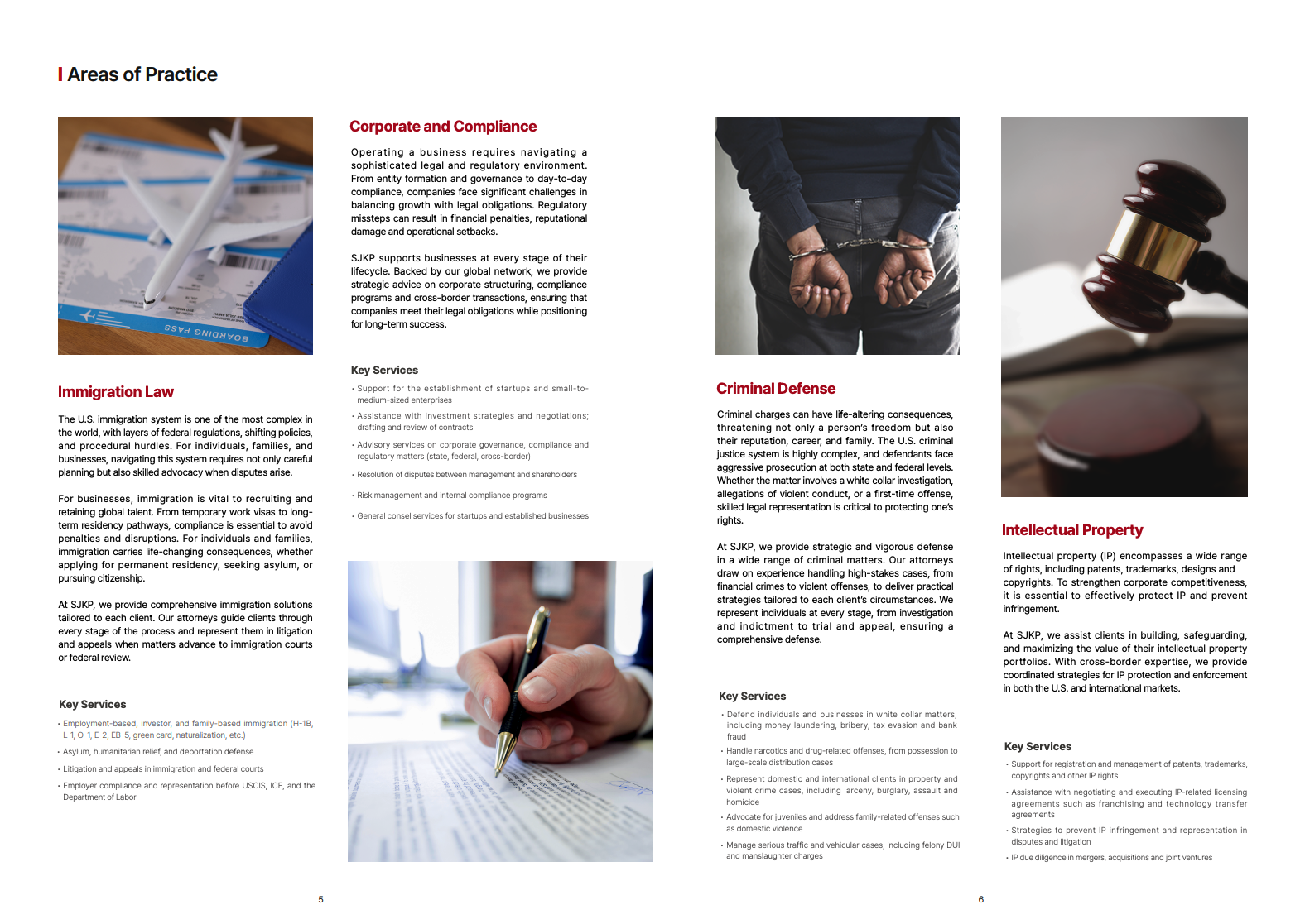 SJKP LAW FIRM LLP 브로슈어