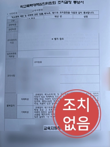 김해학교폭력변호사 | 학폭위 소집된 가해학생 보조해 혐의없음 처분 받은 김해변호사