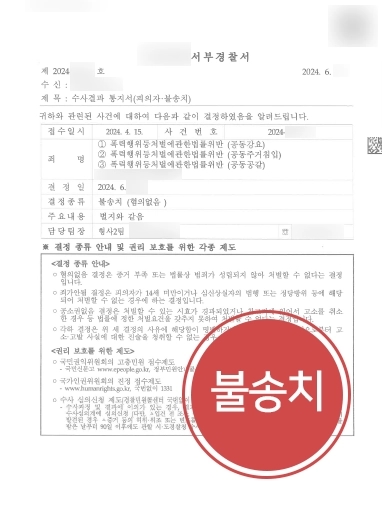 창원변호사추천 | 공동강요∙주거침입∙공갈 등의 혐의에도 내사 종결로 사건 마무리