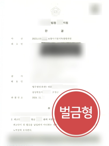 보험전문변호사 | 보험 사기 혐의 의뢰인 도와 벌금형으로 방어