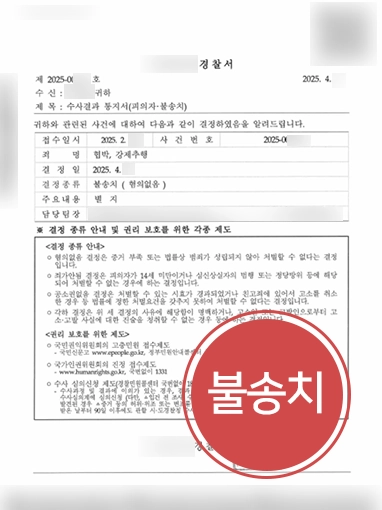 성추행전문변호사 | 성추행 혐의 불송치 결정 받아낸 사례