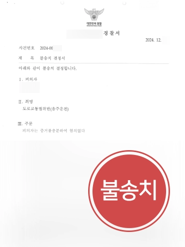 음주사고적발