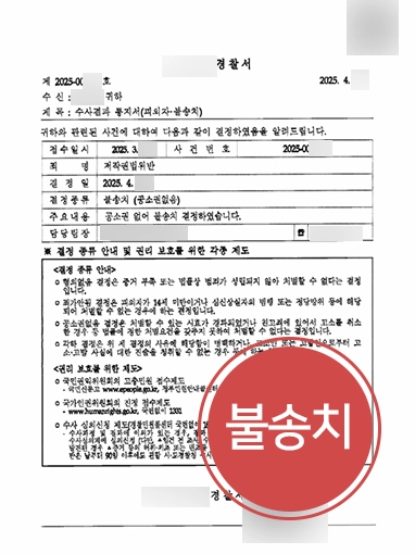 저작권위반 | 영화사와 합의 대행해 저작권위반 혐의 불송치