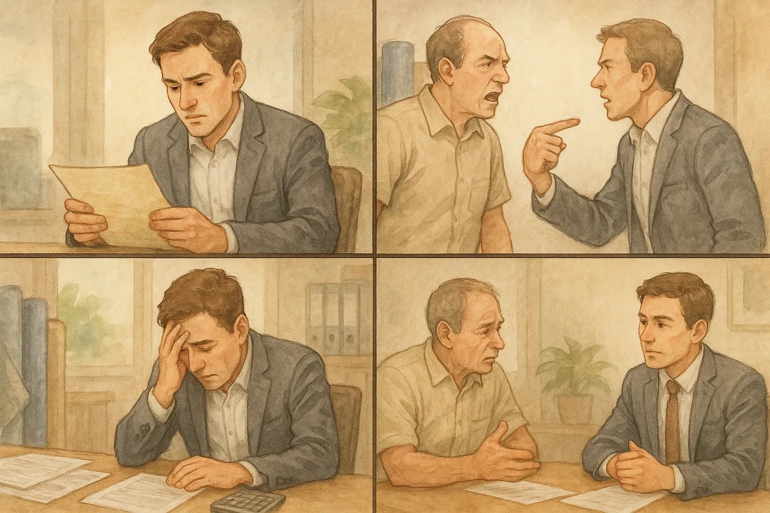 물품대금청구소송 피고 의뢰인 사건 경위