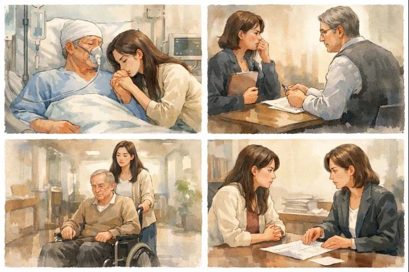 성년후견인 심판 청구 의뢰인 사건 경위