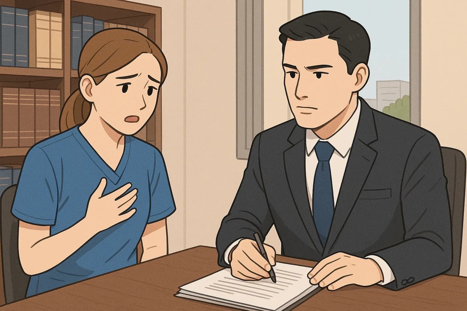 의료과실 혐의 사건의 경위 업무 사례