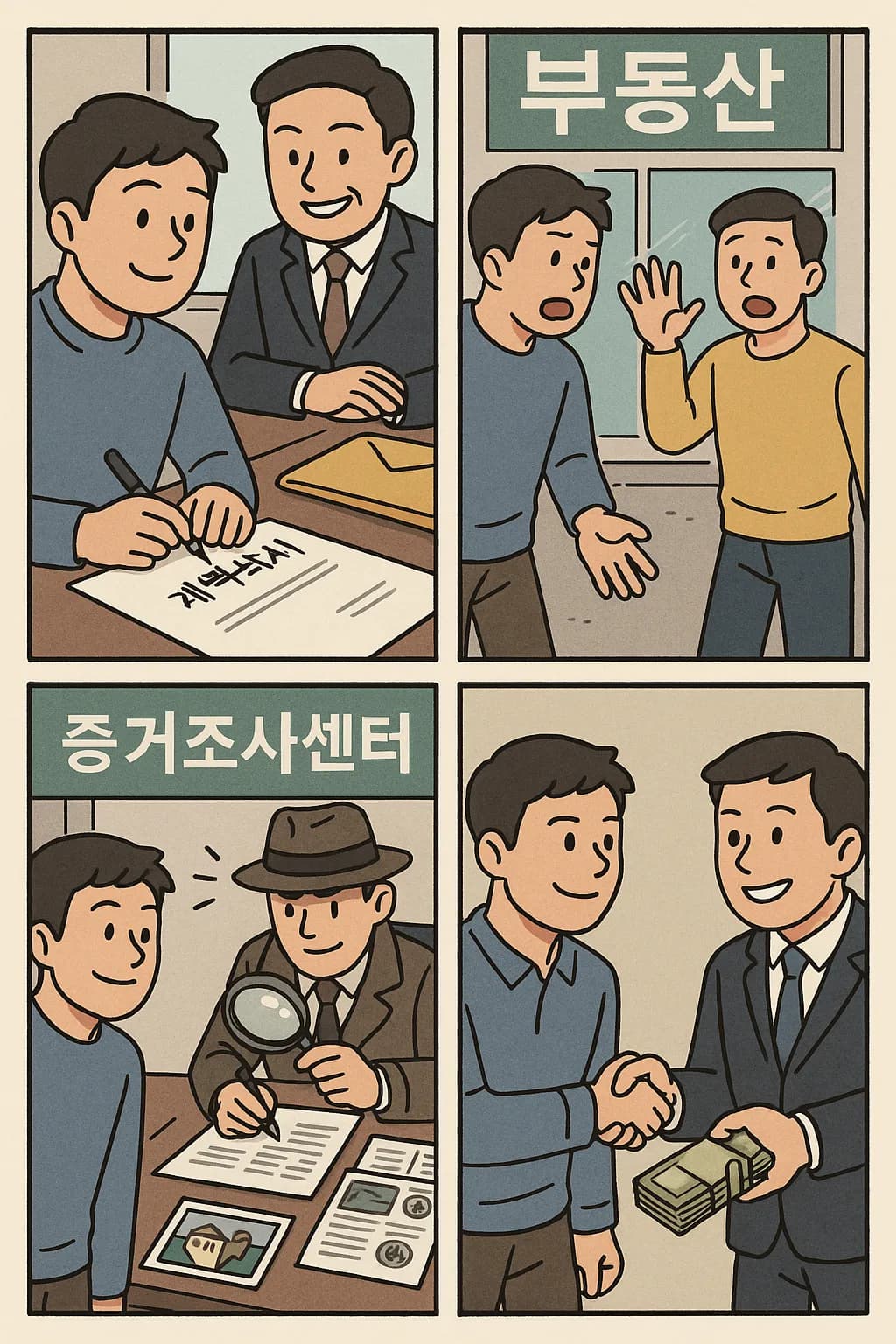 증거수집 도움 요청하신 의뢰인