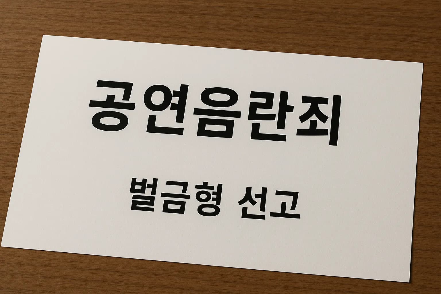 공연음란죄 혐의 의뢰인 조력 결과 벌금형