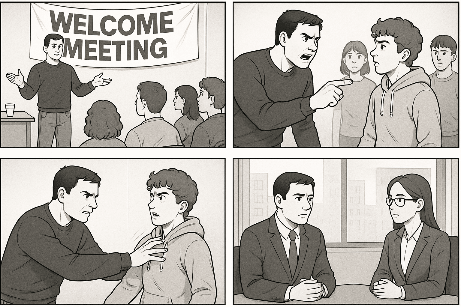 폭행죄고소 당한 의뢰인