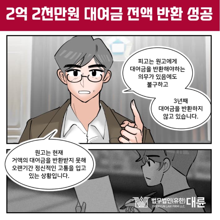 창원대여금변호사, 빌려준 돈 전부 돌려받으려면