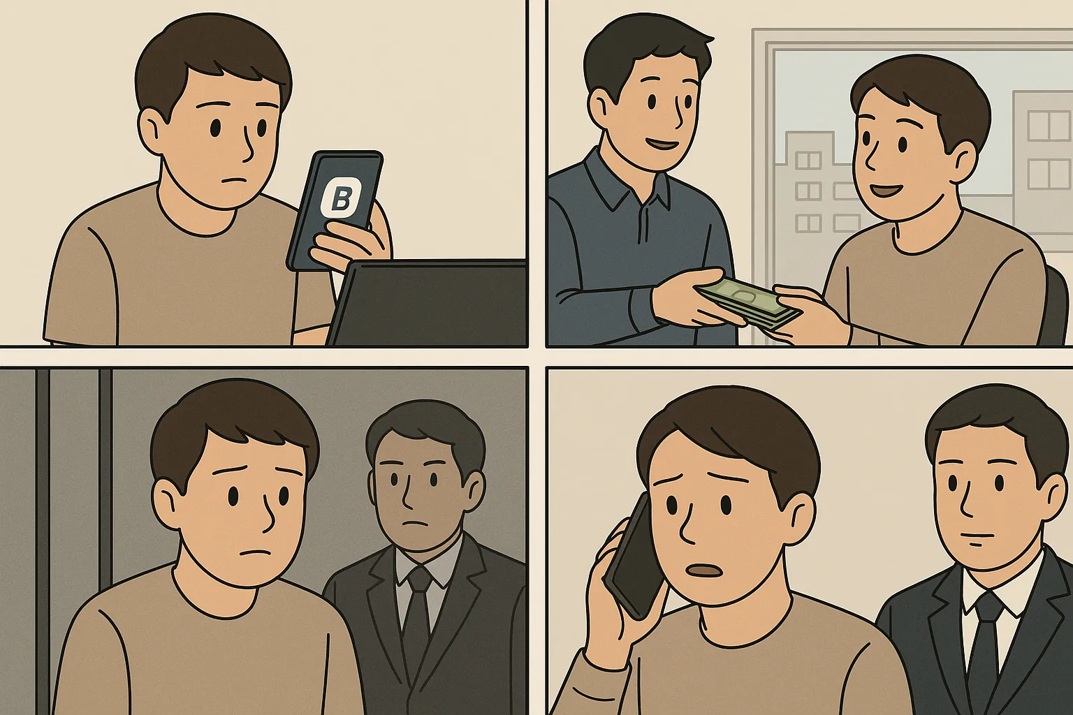 사기방조 혐의 의뢰인 사건 경위