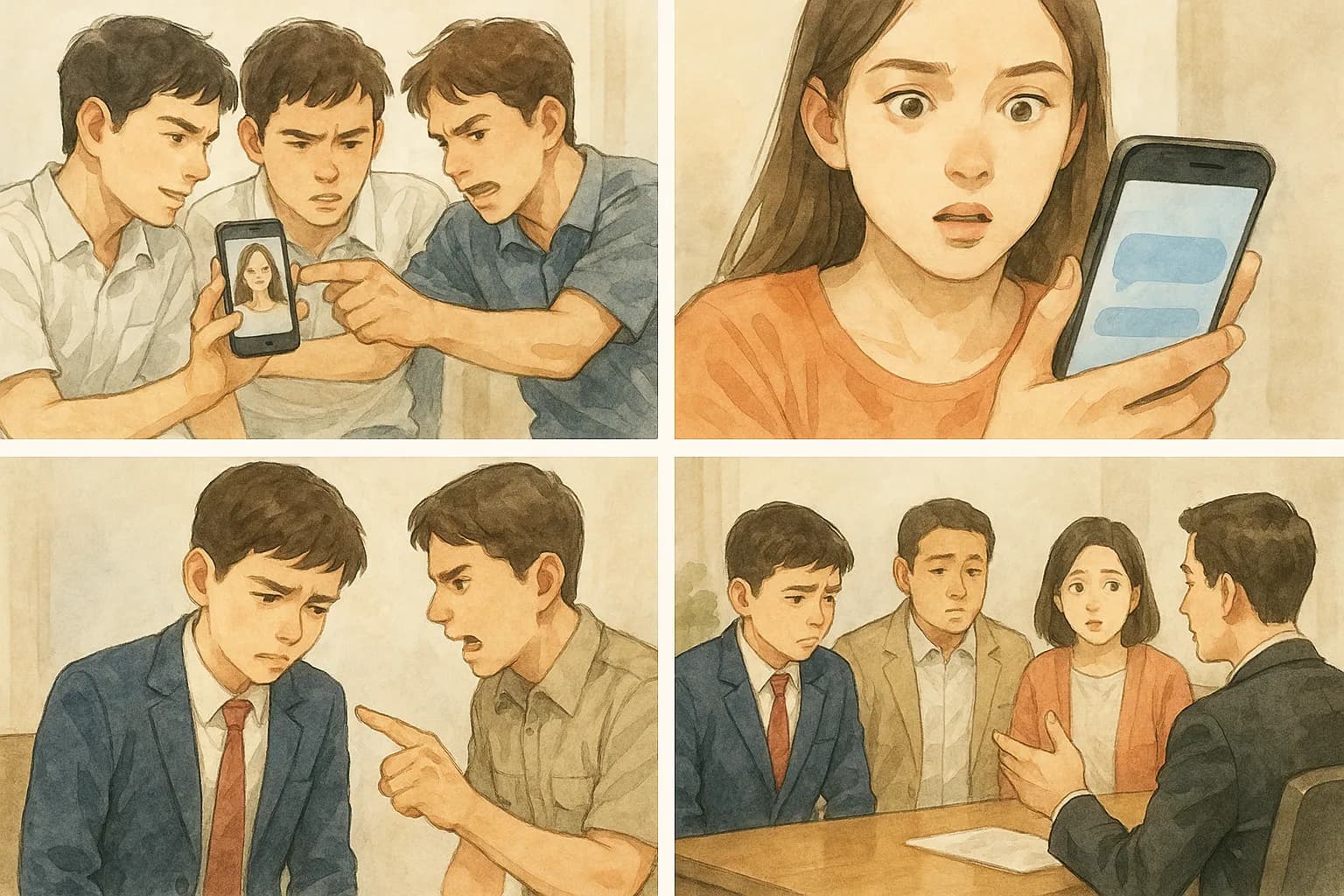 통매음 사건 경위 내용 정리