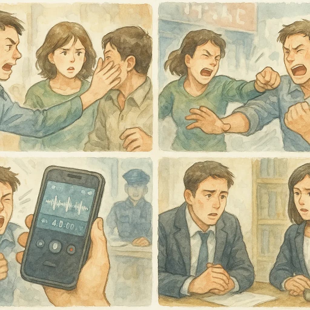 폭행죄합의 사건 내용