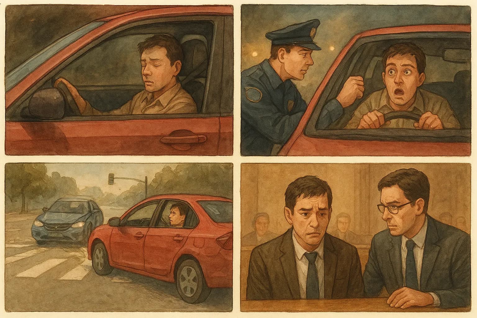 음주운전교통사고 조력 요청 의뢰인 사건 경위