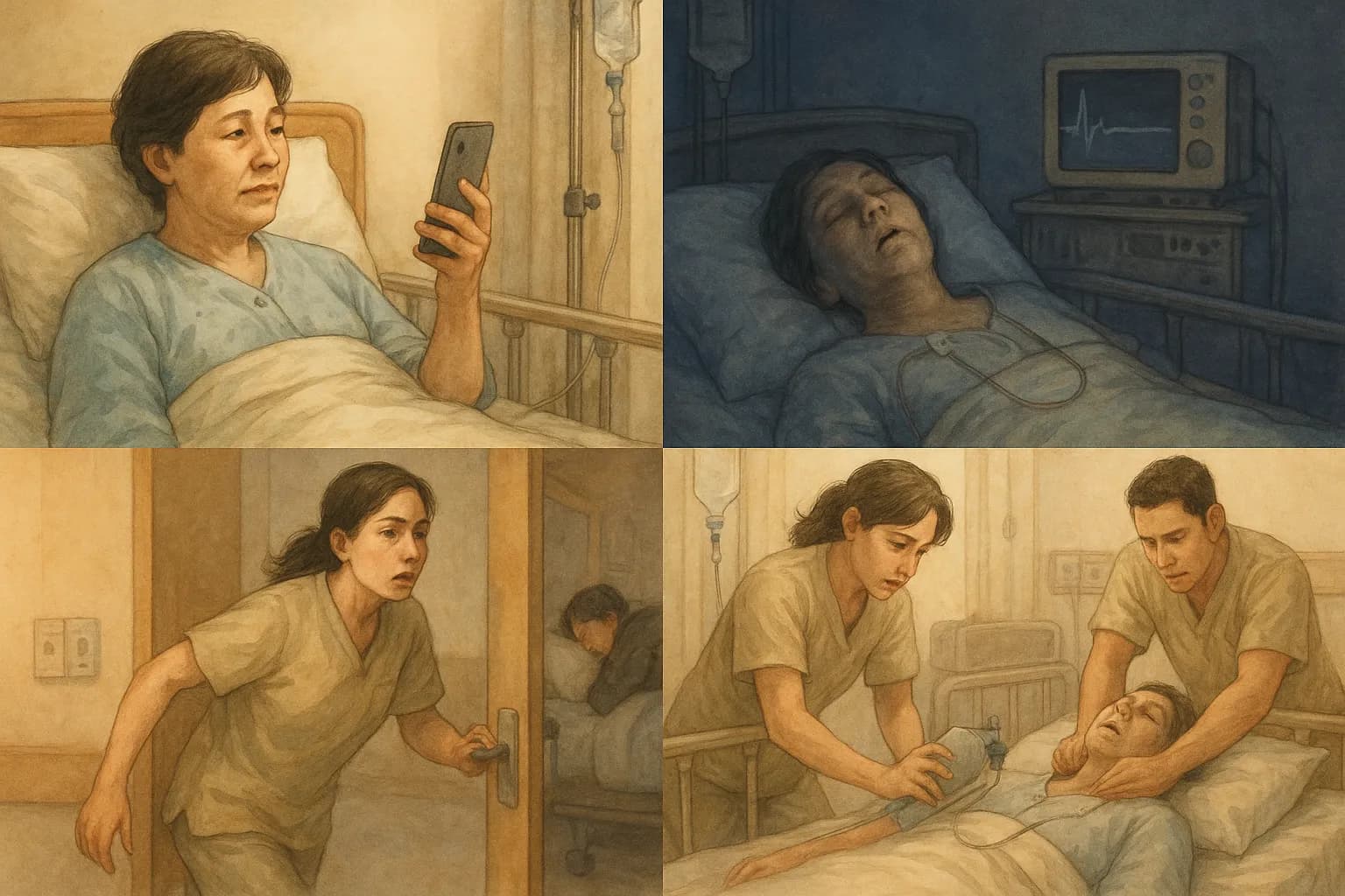 병원의료사고 발생 경위 업무 사례