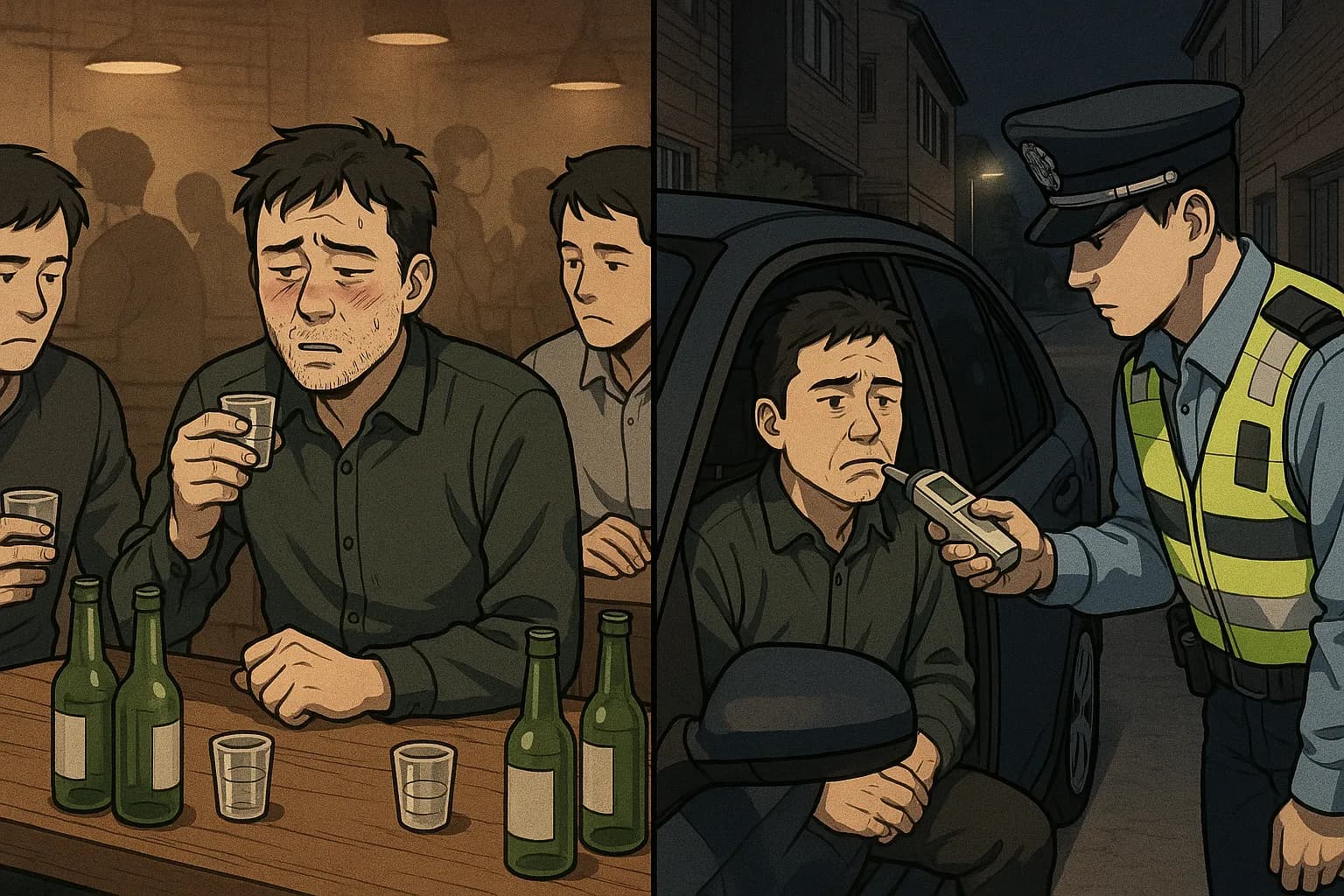 음주측정불응죄 사건 경위 내용 수립