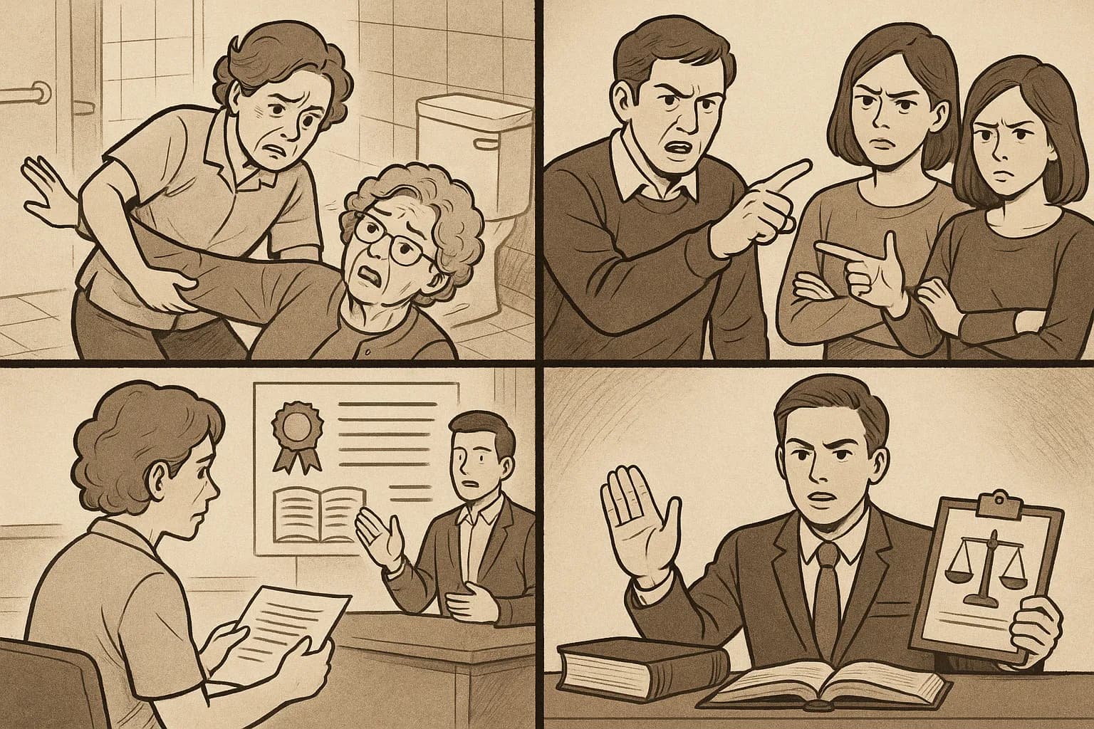 노인학대처벌 방어 위한 대응 전략