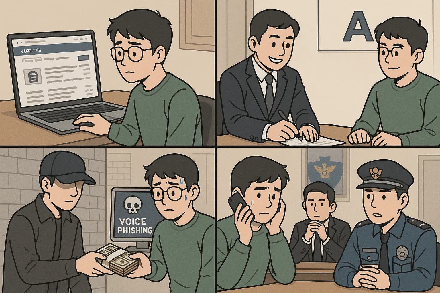 전자금융사기 혐의 의뢰인 사건 내용