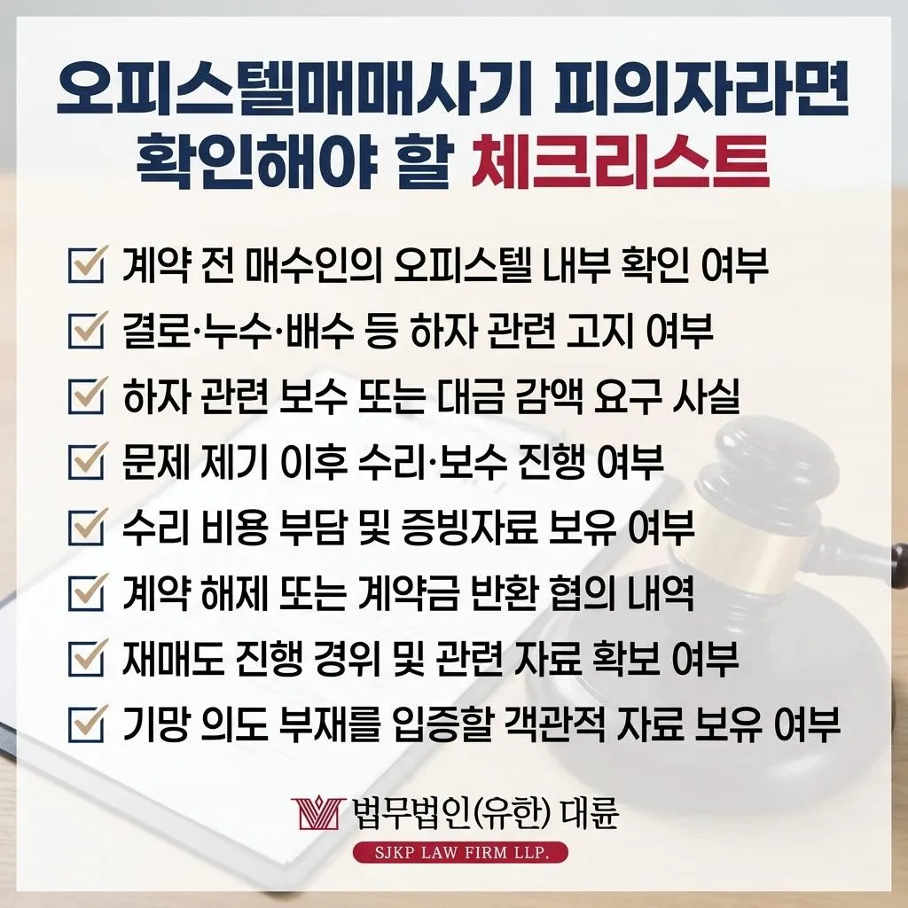 오피스텔매매사기 처벌 벌금 불송치 결정