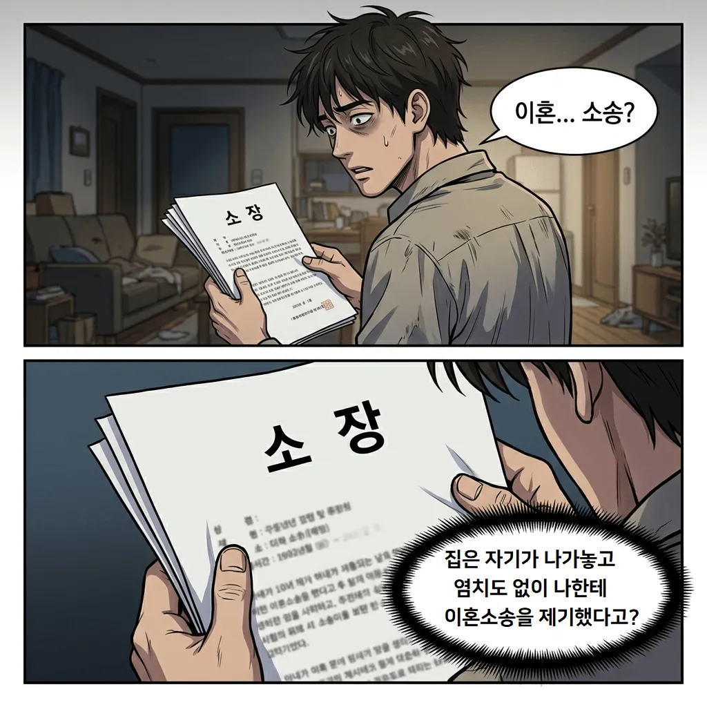 이혼소송을 제기당한 의뢰인의 사연