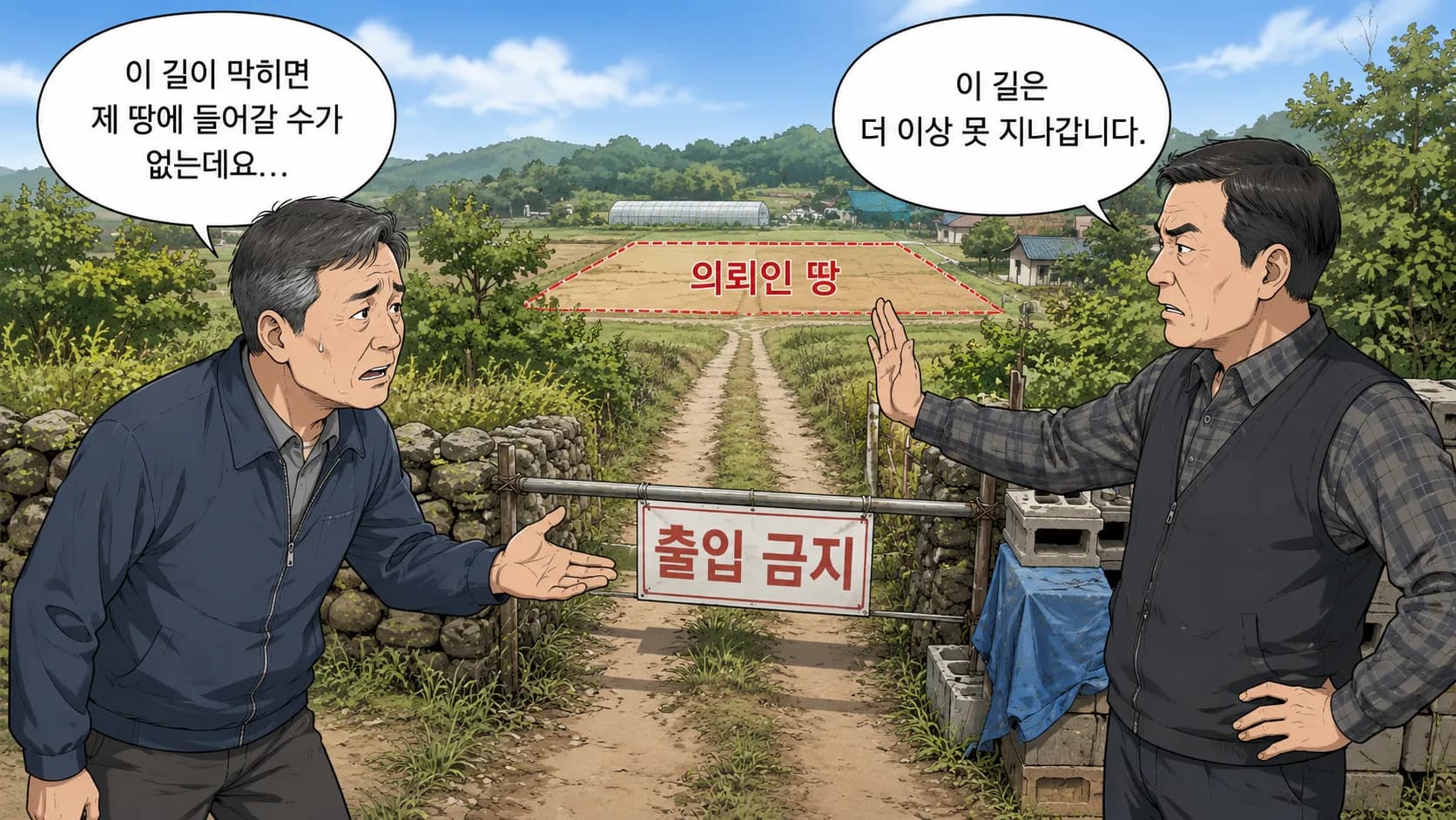 토지전문변호사가 설명하는 주위토지통행권 인정 기준