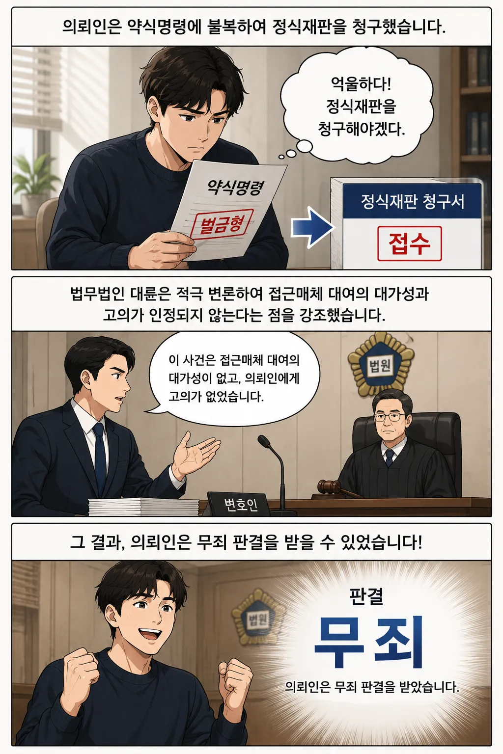 전자금융거래법 위반 약식명령 받았지만 불복한 사례