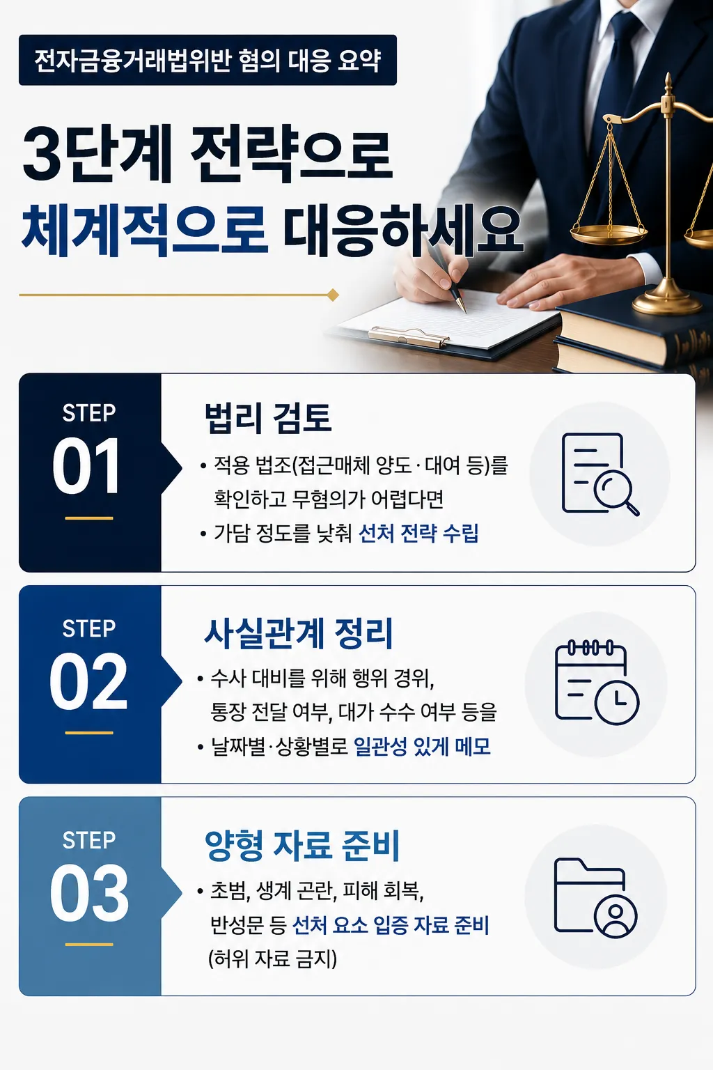 전자금융거래법 위반 혐의 시 대응 전략 3가지