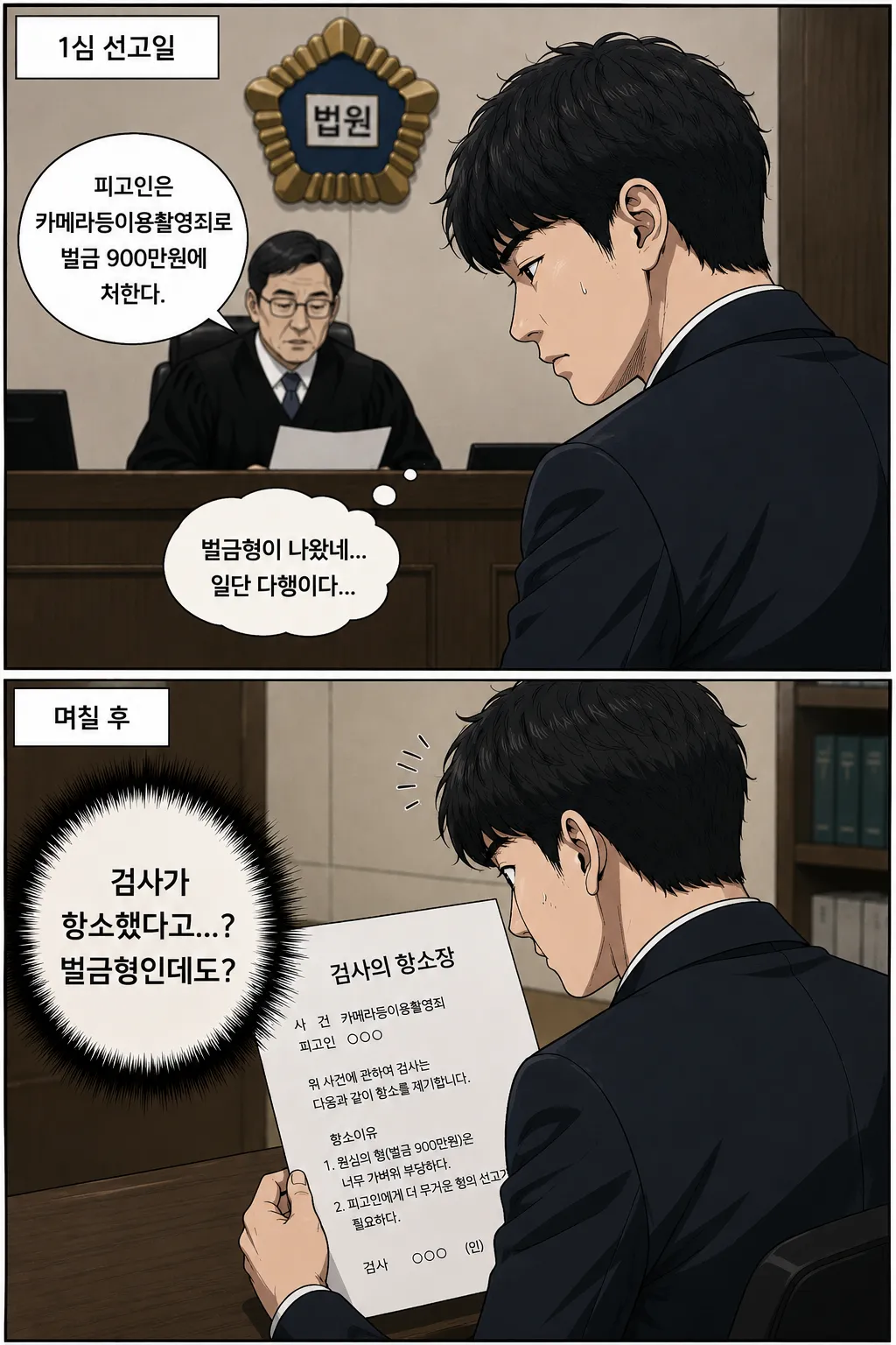 카메라등이용촬영죄 1심 벌금형 유지할 수 있었던 사례
