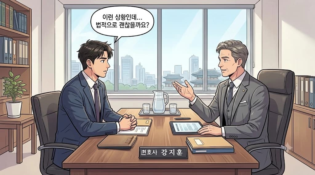 성추행처벌 수위와 사건 발생 시 대응 방법을 안내하는 모습
