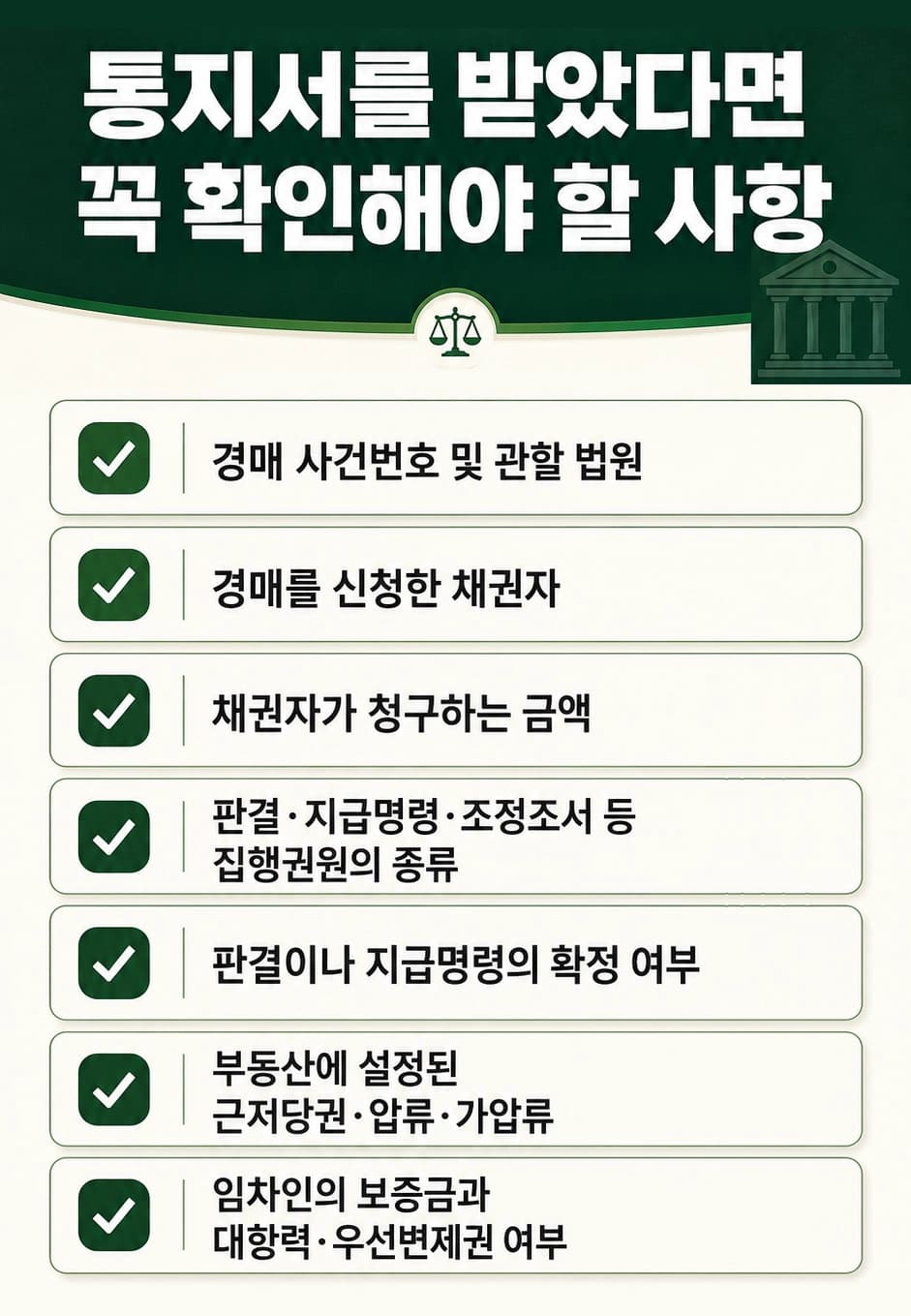 강제경매 사건에서 근저당권과 압류 등 부동산 권리관계를 검토하는 과정