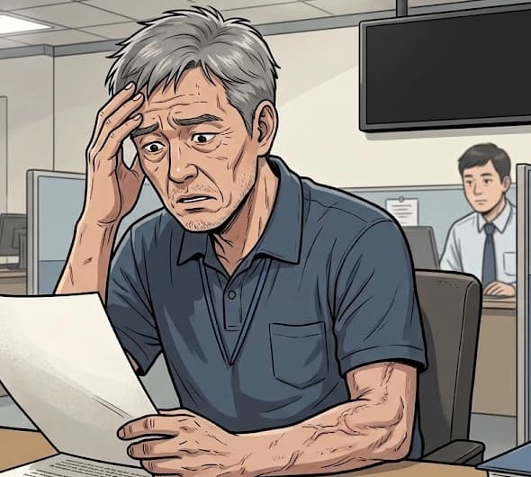 장해등급결정처분취소에서 장해진단서와 의무기록 등 증거자료를 확인하는 모습