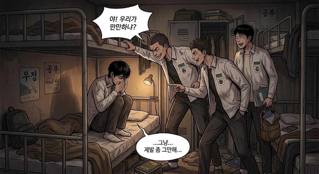 학교폭력처분의 종류와 조치별 주요 내용을 설명하는 이미지