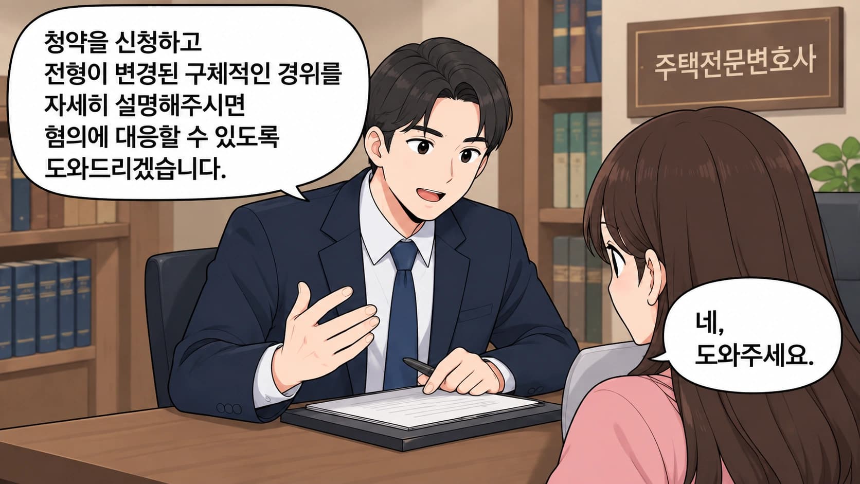 주택법위반죄, 주택변호사를 찾은 의로인