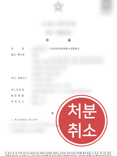 음주운전면허취소 면허취소구제ㅣ경찰의 잘못된 고지로 면허가 취소됐으나 항소로 구제받은 사례