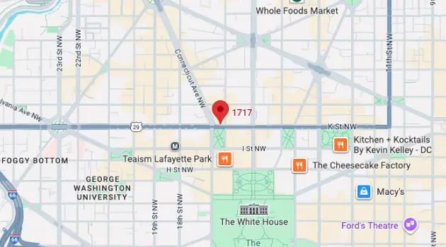 Washington, D.C. office map