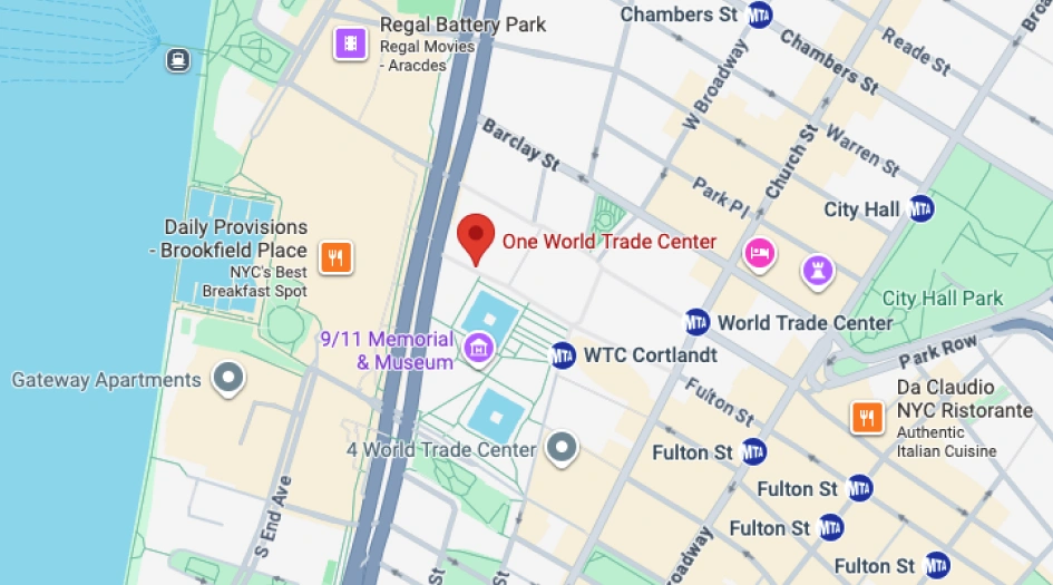 New York office map